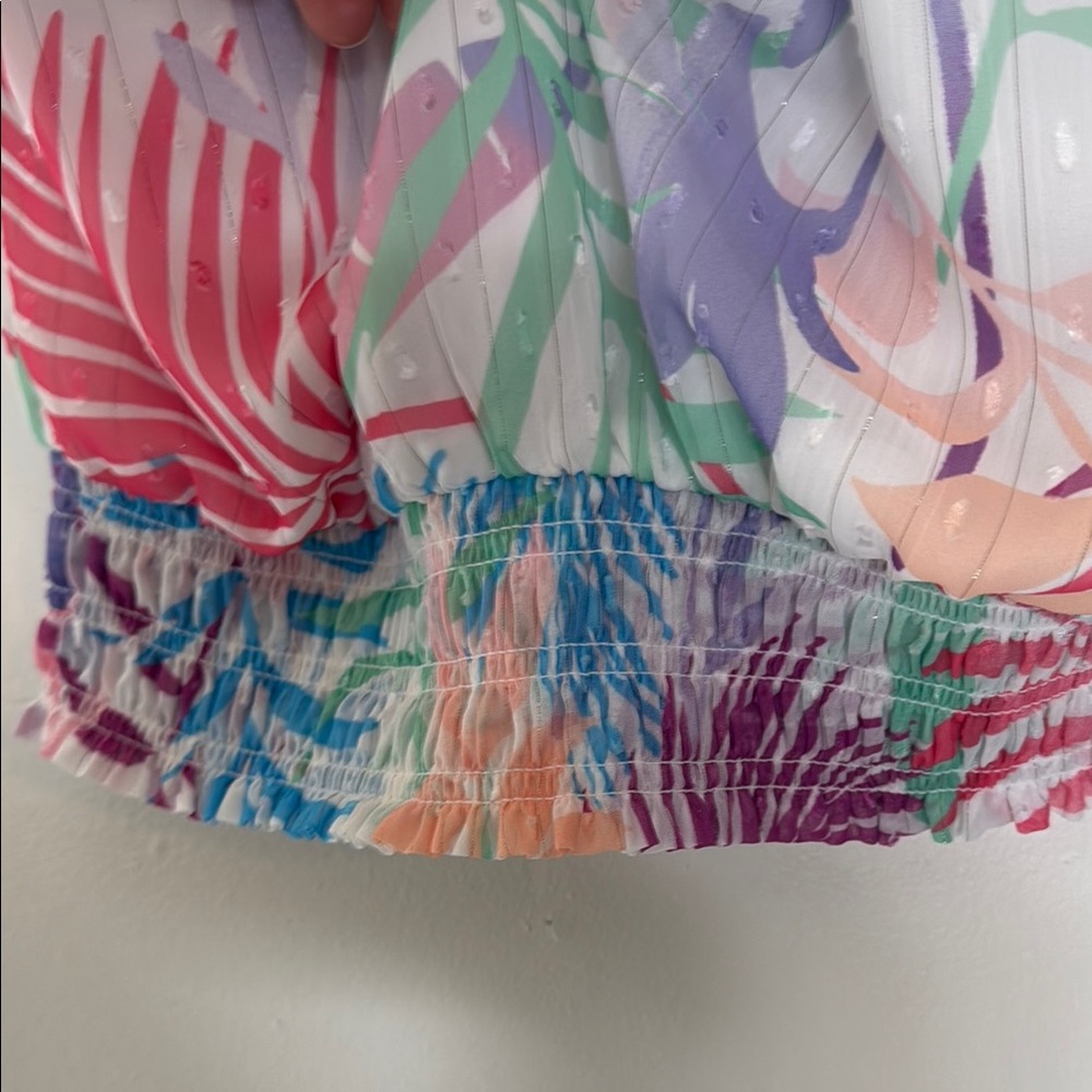 Ramy Brook Jules Printed Tropical Tank Top,  Sz  Small - Picture 7 of 10